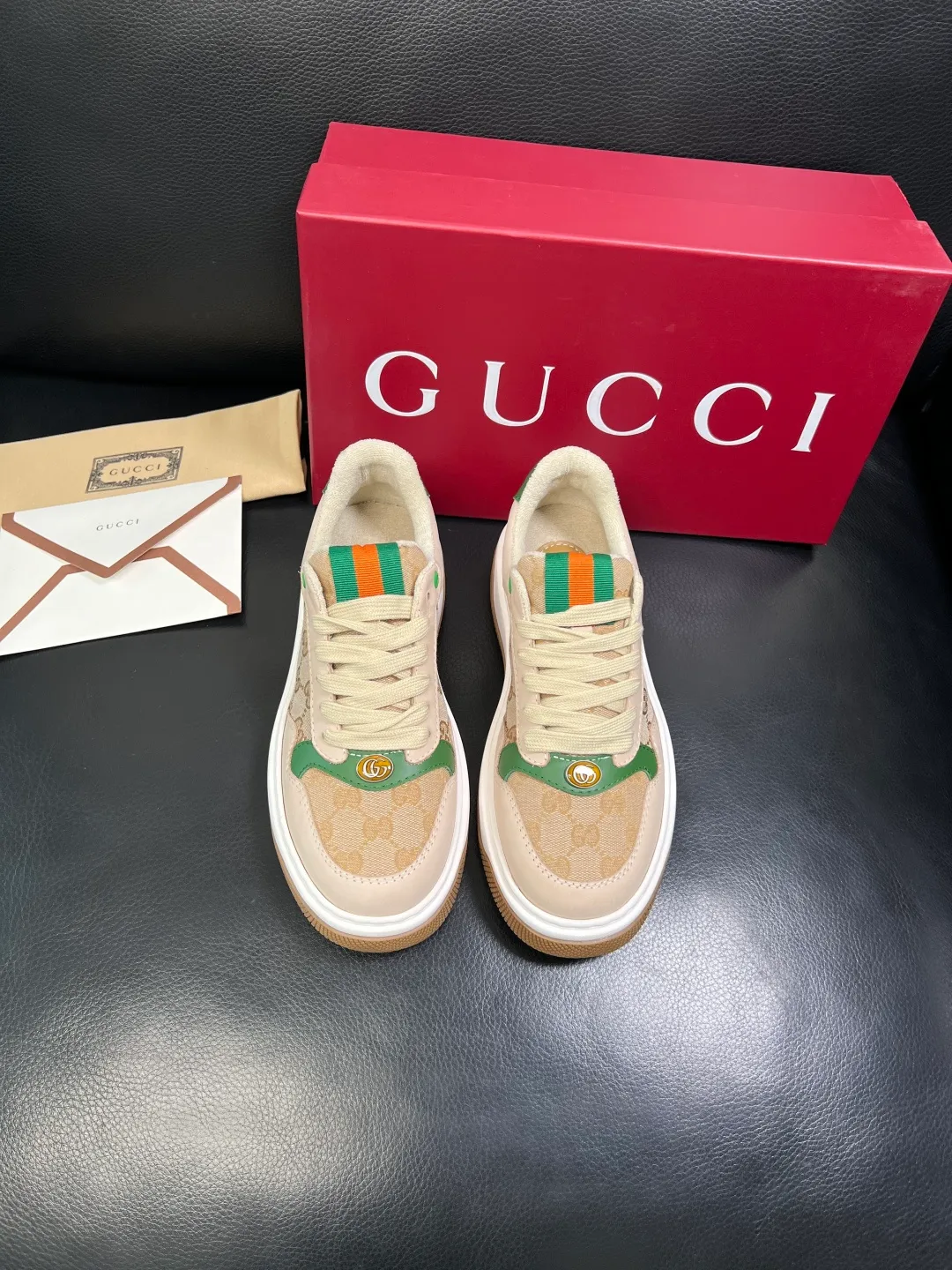 Men's shoes 💰780 Gucci high quality top crafts Gucci counter new original factory configuration, imported cowhide fabric from Italy, imported cowhide lining, breathable and comfortable, sole: original factory special supply original sole super comfortable, original factory and single goods, welcome to compare, code number 38-44 (customized 45)